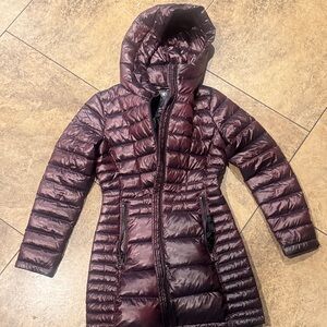 Calvin Klein Women's Puffer Jacket - Deep Burgundy